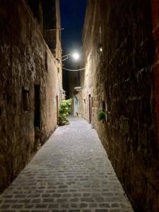 The streets of Old Town Victoria on Gozo are narrow.